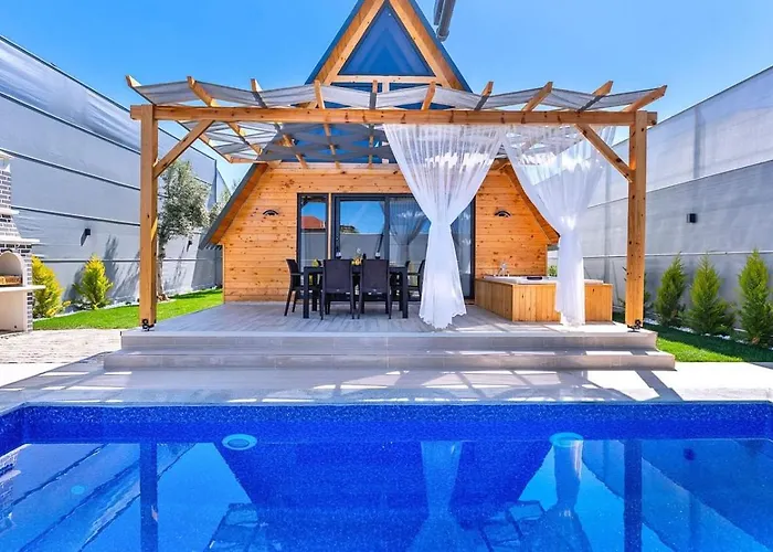 2 Bedroom Secluded With Private Pool Hot Tub * Fethiye